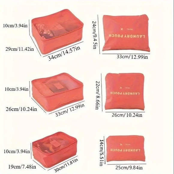 6PC TRAVELING BAG SET - Picture 3 of 3